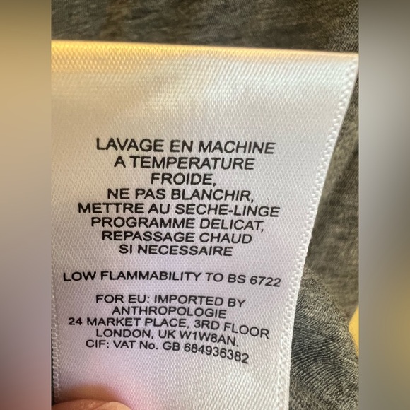 NWT new Anthropologie velvet graham & spencer sleeveless mock neck top gray med - Picture 13 of 14